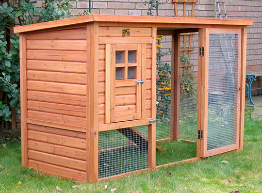 Our new outdoor bunny run Fern's new bunny cottage